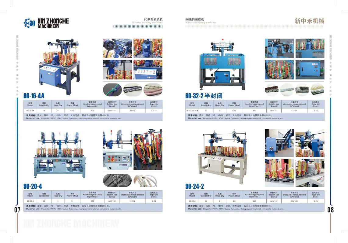 新中禾機(jī)械企業(yè)發(fā)布新一代編織機(jī)產(chǎn)品宣傳畫(huà)冊(cè)